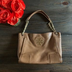 Tory Burch Britten Small Slouchy Tote Bag